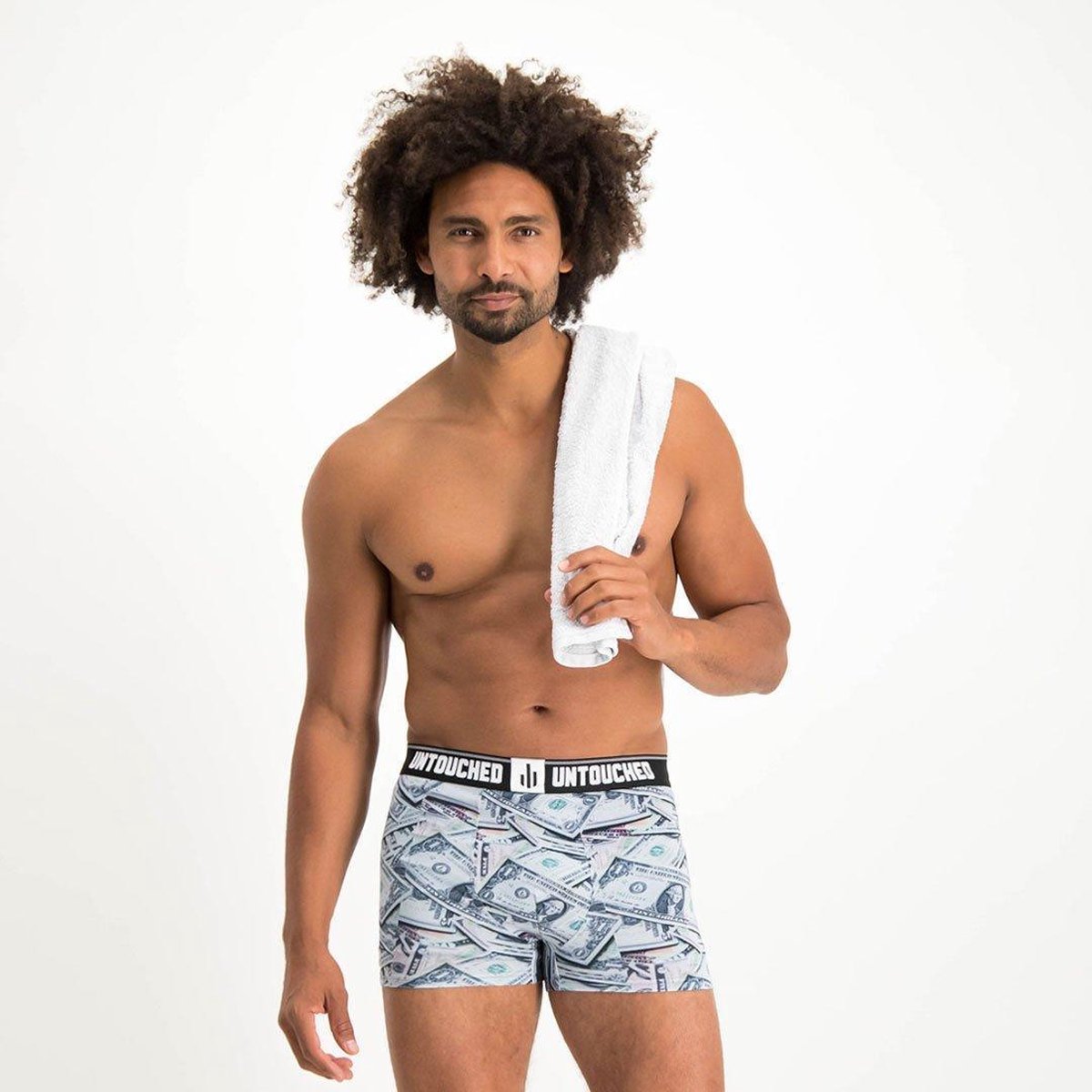 Untouched boxershort heren - heren ondergoed boxershorts - cadeau voor man - duurzaam - Dollar S