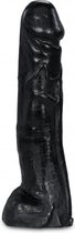 XXLTOYS - Shiva - XXL Dildo - Inbrenglengte 38 X 8.5 cm - Black - Uniek Design Realistische Dildo – Stevige Dildo – voor Diehards only - Made in Europe