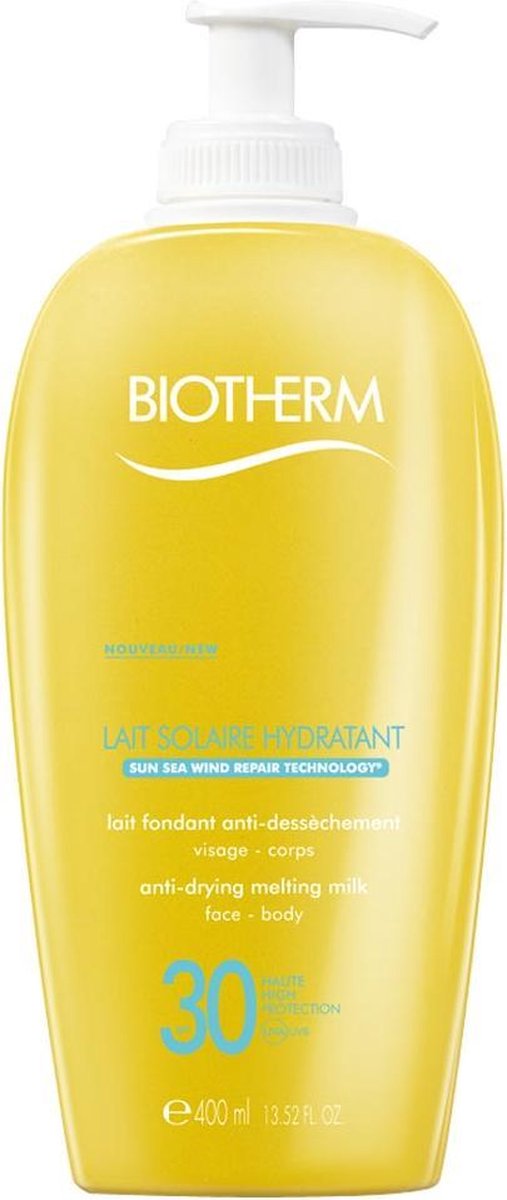 schaal Dakloos Emulatie Biotherm Lait Solaire Uva Uvb Melting Milk SPF30 - Zonnebrand - 400 ml |  bol.com