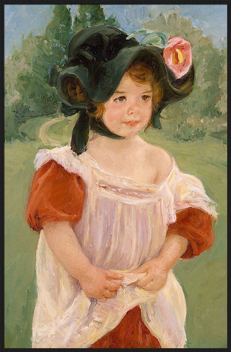 Schilderij - potret - kunstschilder - Mary Cassatt - Collectie ART Facsimile - Forex met zwarte lijst - 98x148cm