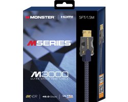 Monster M series M3 UHD Ultra High Speed HDMI Kabel Tested to 48Gbps - 1,5m