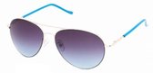 Kost Zonnebril 21-042 Unisex Piloot Zilver/blauw