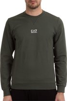 EA7 Train Logo Sweater  Trui - Mannen - donker groen