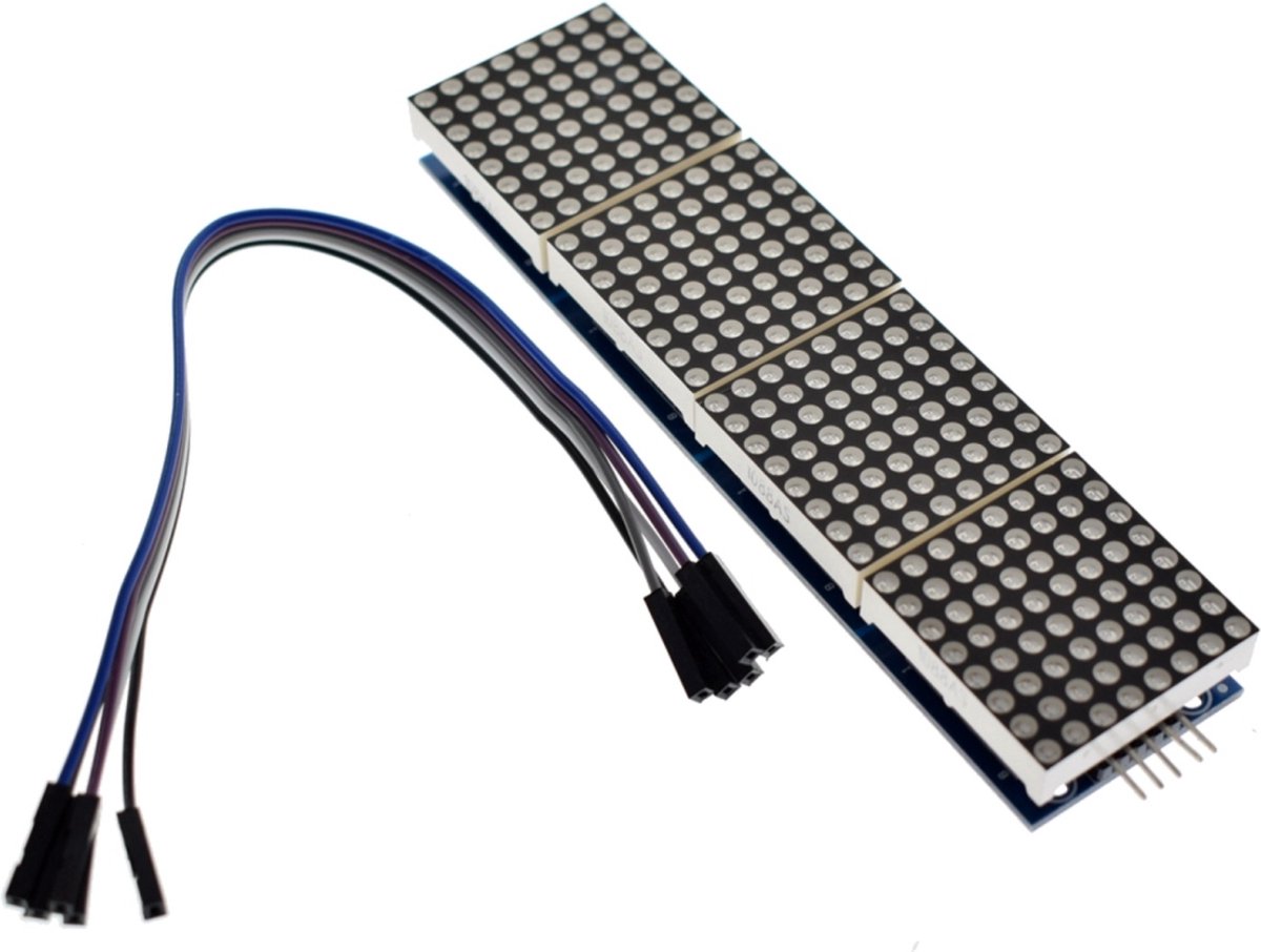Let op type!! LDTR-WG0221 MAX7219 microcontroller 4-in-1 display dot matrix module voor Arduino