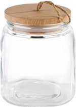 APS -Germany® Jar avec couvercle hermétique - Bidons alimentaires en Verres - Bocaux de conservation - 2,0 litres