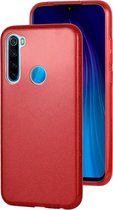 Voor Xiaomi Redmi Note 8 TPU Glitter All-inclusive beschermhoes (rood)