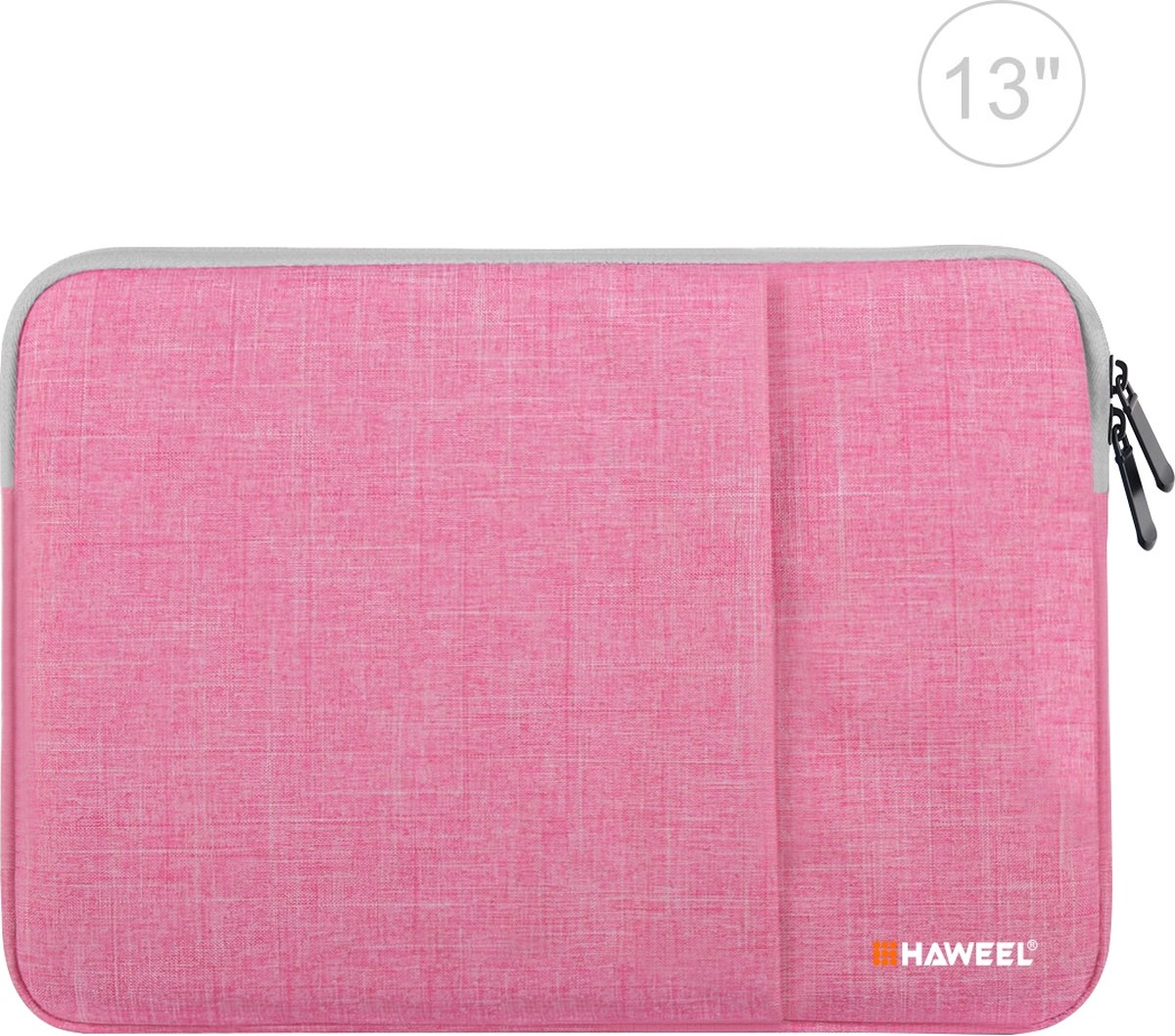 Let op type!! HAWEEL 13 inch Laptoptas Sleeve voor MacBook Samsung Lenovo Sony Dell Chuwi Asus HP (roze)