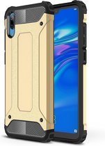 Magic Armor TPU + PC Combinatie Case voor Huawei Enjoy 9 (Goud)