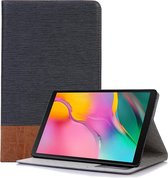 Cross Texture Horizontal Flip Leather Case voor Galaxy Tab A 10.1 (2019) T510 / T515, met houder & kaartsleuven & portemonnee (grijs)