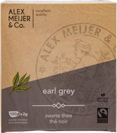 Earl Grey Grote displaydoos 100 Theezakjes 2 gram Alex Meijer