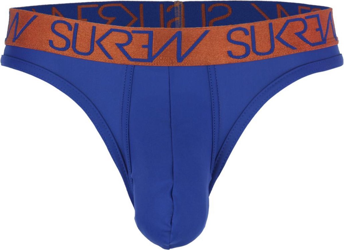 Sukrew York Thong Maat S Heren String Blauw Mannen String
