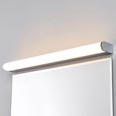 Lindby - LED wandlamp - 1licht - metaal, acryl - H: 4 cm - chroom, wit - A+ - Inclusief lichtbron