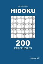 Hidoku - 200 Easy Puzzles 9x9 (Volume 11)