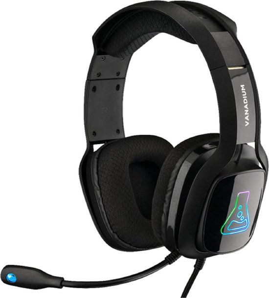 The G-Lab Korp Vanadium RGB Gaming Headset – Zwart – PS5/PS4/Xbox/Switch/PC