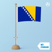 Tafelvlag Bosnie en Herzegovina 10x15cm | met standaard
