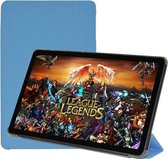 Voor Alldocube iPlay 40 Broken Star Texture Horizontale Flip lederen beschermhoes met houder (hemelsblauw)