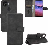 Voor ZTE A1 ZTG01 Effen Kleur Huidgevoel Magnetische Gesp Horizontale Flip Kalfsstructuur PU Lederen Case met Houder & Kaartsleuven & Portemonnee (Zwart)