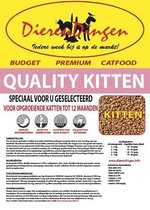 Budget premium catfood quality kitten - 15 kg - 1 stuks