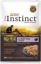 True instinct high in meat pouch adult turkey fillets - 70 gr - 1 stuks