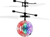 Flying Ball crystal - zwevende heli disco bal met Led licht -infraroodsensor - Hand bestuurbaar Vliegende helicopter (oplaadbaar)