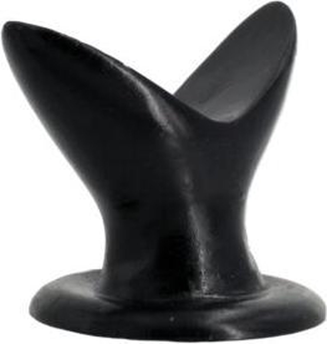 Goedkoopste XXLTOYS - Telos - Unieke Plug - inbrenglengte 9 X 10 cm - Extra brede Buttplug - Black - Made in Europe - voor Diehards only