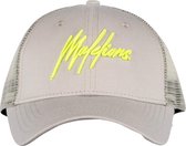 Malelions Sport Signature Cap - Grey/Lime - ONE SIZE