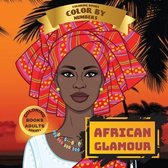 African Glamour Coloring Book - Color by Numbers Adults