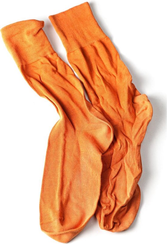 3BMT® Oranje Sokken Dames - maat 36 -41