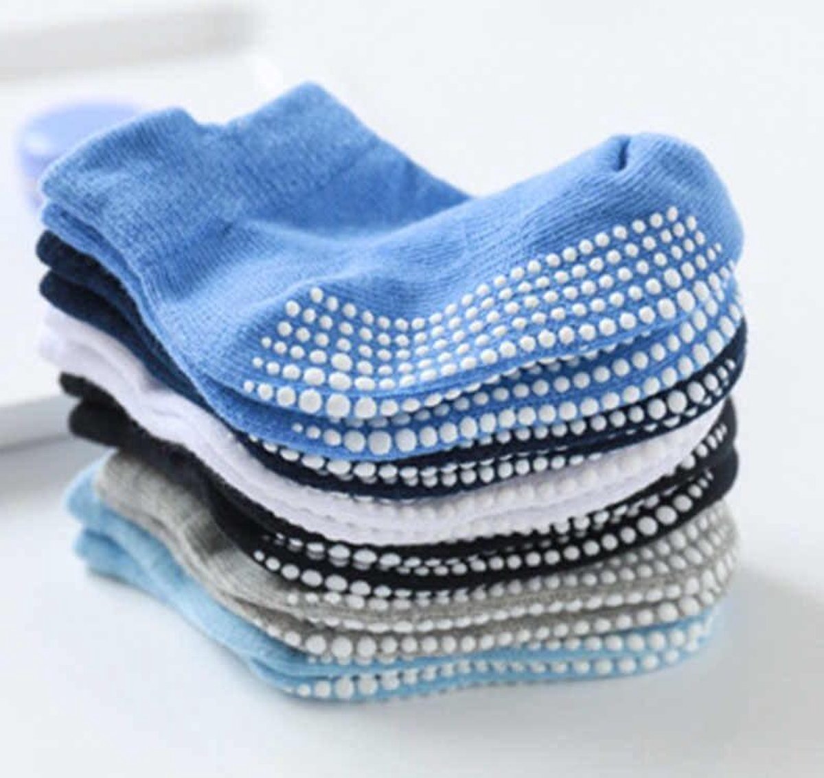 Antislip sokken voor baby's/kinderen|Jongens sokken 1-3 jaar|Anti slip|6  paar | bol
