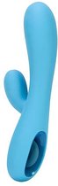 UltraZone Tease 6x Rabbit Style Silicone Vibe - Blue