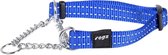 Rogz for dogs snake choker blauw - 16 mmx32-44 cm - 1 stuks