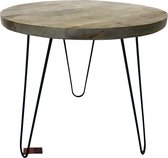 table iron/wood | ø55x55 | naturel