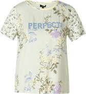 YEST Inoa T-shirt - Light Aqua/Multi Col - maat 38