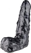 XXLTOYS - Coos - XXL Dildo - Inbrenglengte 25 X 9 cm - Black - Mega dildo - Extreme Buttplug - Made in Europe - voor Diehards only