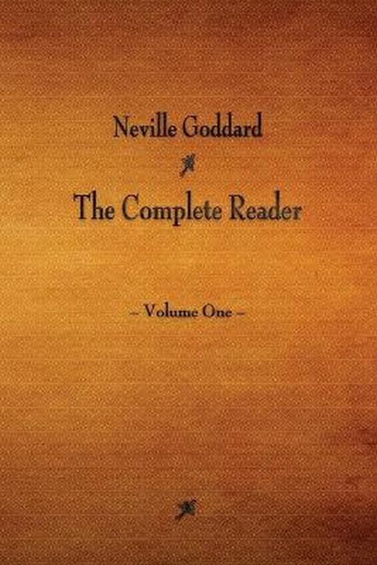 Boek 'The Complete Reader' door Neville Goddard, deel één, op een oranje achtergrond.