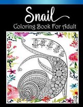 Snail Coloring Book for Adult