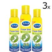 Scholl Voetdeodorant - Fresh Step Voetenenspray - 150ml x3