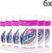 Vanish Oxi Action Crystal White Base Poeder - Voor Witte Was - 1,5kg x6