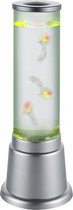 LED Tafellamp - Tafelverlichting - Iona Jelon - 6W - RGB - Rond - Mat Titaan - Kunststof