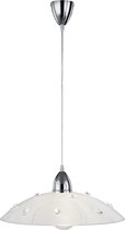 LED Hanglamp - Iona Corado - E27 Fitting - Rond - Glans Chroom - Aluminium