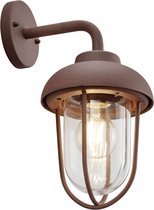 LED Tuinverlichting - Tuinlamp - Iona Dereuri - Wand - E27 Fitting - Roestkleur - Aluminium