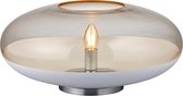 LED Tafellamp - Tafelverlichting - Iona Portony - E14 Fitting - Rond - Mat Wit - Aluminium
