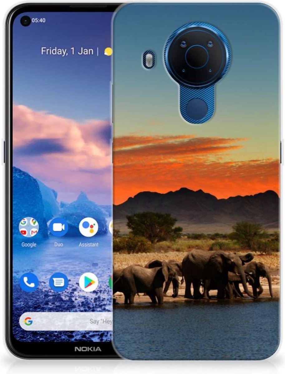 Nokia 5.4 TPU Hoesje Olifanten