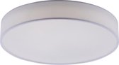 LED Plafondlamp WiZ - Smart LED - Iona Ditro - 45W - Aanpasbare Kleur - Dimbaar - Afstandsbediening - Rond - Mat Wit - Aluminium