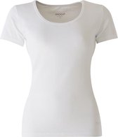 MOOI! Company - Dames T-shirt Daisy - Korte mouw  - Aansluitend model - Kleur Wit - XL
