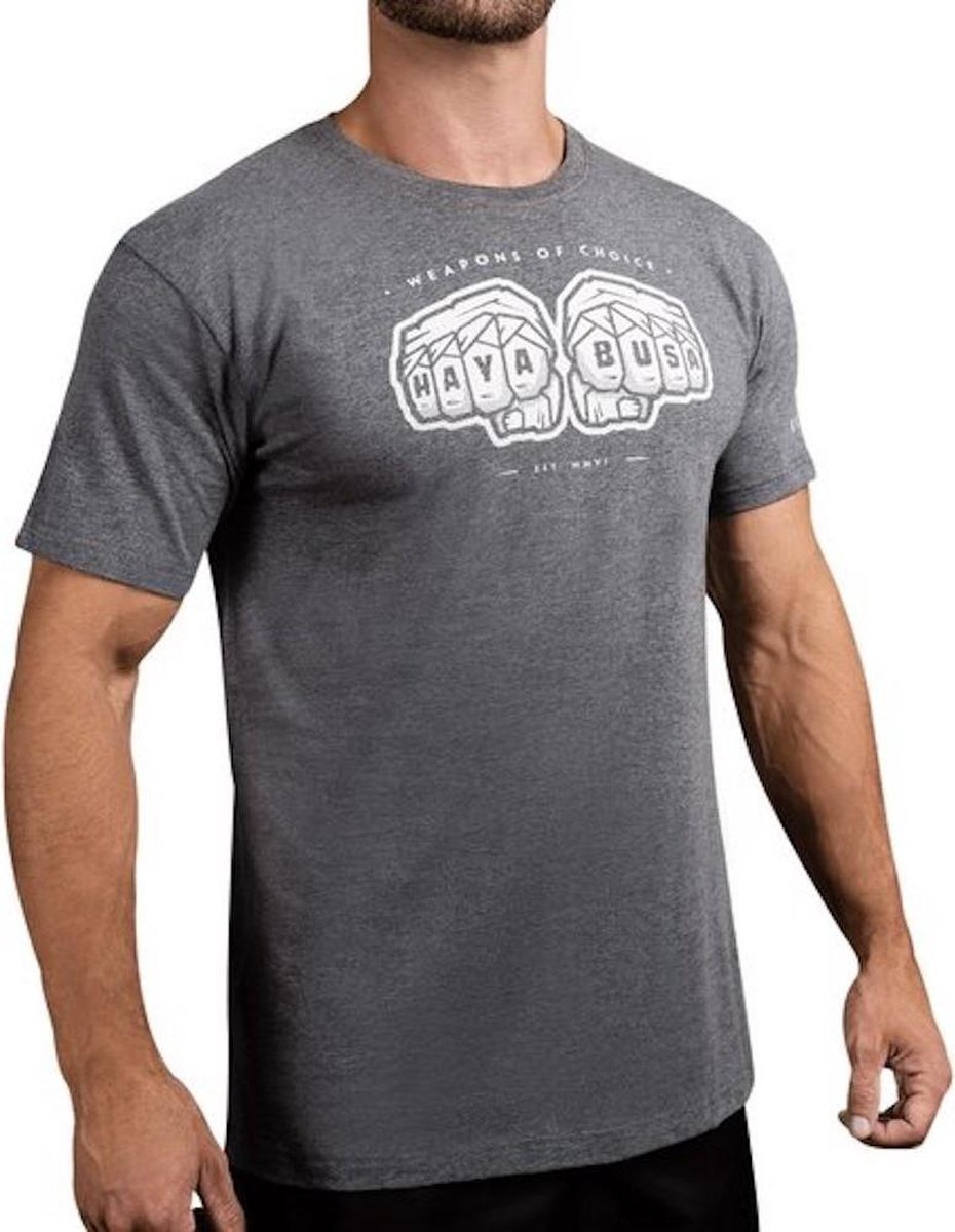 Hayabusa Weapens of Choice T-shirt Grijs Vechtsport Winkel Nederland - XXL