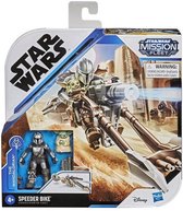 Star Wars Mission Fleet Star Wars Obi-Wan Kenobi + Barc Speeder Figure