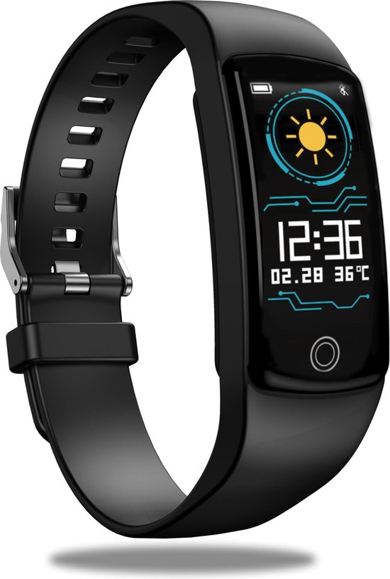 E-Quality® Activity Tracker – Hartslagmeter – Stappenteller – Fitbit Alternatief – Touchscreen –Cadeautip - E-Quality