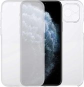 Voor iPhone 11 Pro Max PC + TPU Ultradunne dubbelzijdige all-inclusive transparante hoes