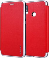 Voor Huawei P20 Lite CMai2 Linglong Series PC + PU horizontale flip lederen tas met houder en kaartsleuf (rood)